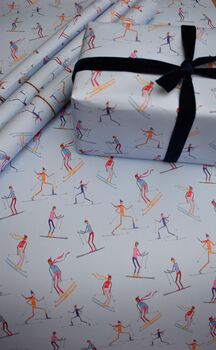 Skiing Wrapping Paper, 4 of 4