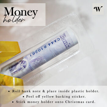 Personalised Money Gift Holder Surprise Cash Gift Christmas Gift For Teens Son Nephew Grandson, 4 of 9