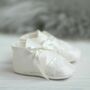 Christening Booties For Boys 'Oliver', thumbnail 3 of 12