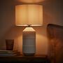 Kolding Tall Geometric White Table Lamp, thumbnail 3 of 7
