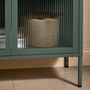 Medium Miles Glass Cabinet In Olive, thumbnail 5 of 5