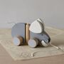 Personalised Wooden Play Pull Along Mouse, thumbnail 2 of 6