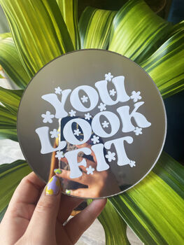 You Look Fit Mini Mirror, 2 of 7