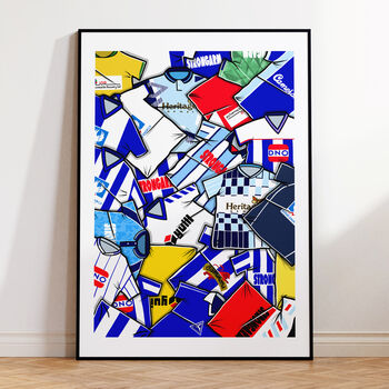 Football Shirt Mash Up Poster, 11 of 12