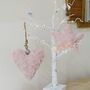 Pink Fabric Hanging Heart Star Girls Room Decoration, thumbnail 3 of 5