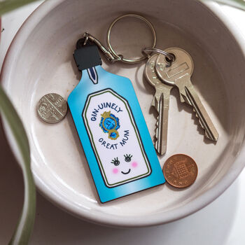 Gin Keyring Gift For Mum, 3 of 3