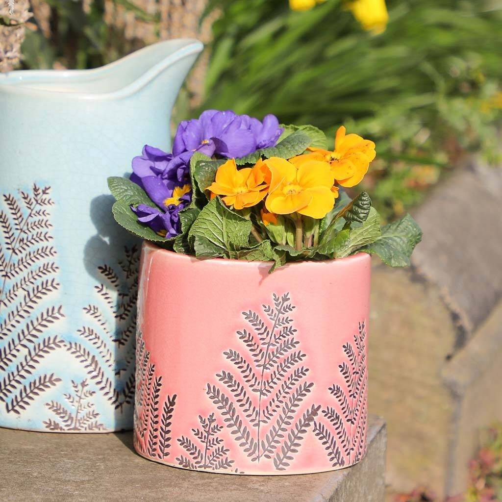 Bradfield Fern Ceramic Home Accessories Collection By Dibor