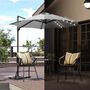 Garden Parasol Umbrella Solar Powered LED Lights Upf50+, thumbnail 1 of 12