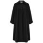 43' Swing Coat In Black Vintage 1940s Style, thumbnail 1 of 3