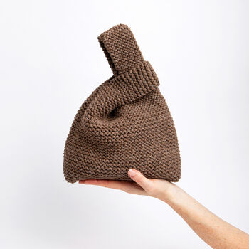 Medium Knot Bag Easy Knitting Kit, 2 of 8