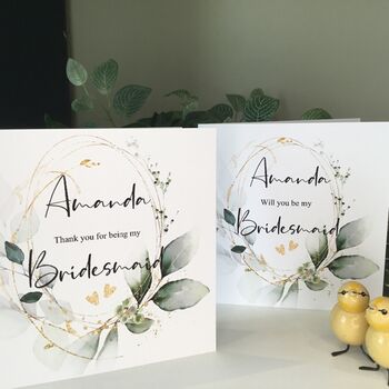 Personalised Will You Be My Bridesmaid Card, 4 of 5