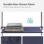 Fabric Wardrobe Portable Clothes Storage Rack, thumbnail 5 of 9