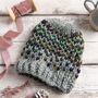 Ellie Easy Rainforest Hat Knitting Kit, thumbnail 1 of 7