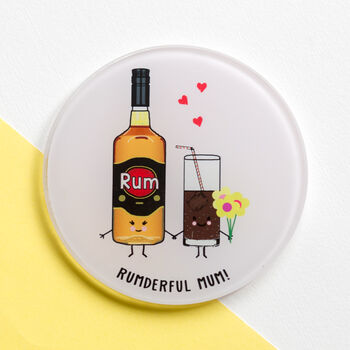 Funny Rum Coaster For Mum, 5 of 5