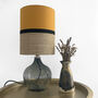 Hessian And Cotton Lampshade, thumbnail 7 of 11
