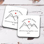 Personalised Set Two Mugs 'Mountain Adventuring', thumbnail 2 of 2