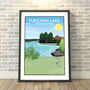 Furzton Lake, Milton Keynes, Buckinghamshire Print, thumbnail 1 of 6