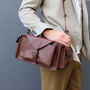 'Emerson' Extra Water Resistant Leather Camera Bag, thumbnail 1 of 11