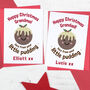Little Pudding Personalised Christmas Card, thumbnail 2 of 5