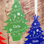 Personalised Acrylic Tree Christmas Tree Decoration, thumbnail 3 of 3