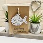 Personalised Father's Day Fishing Keepsake Card, thumbnail 6 of 6