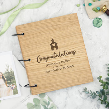 Personalised Christening Scrapbook For New Baby, 5 of 12