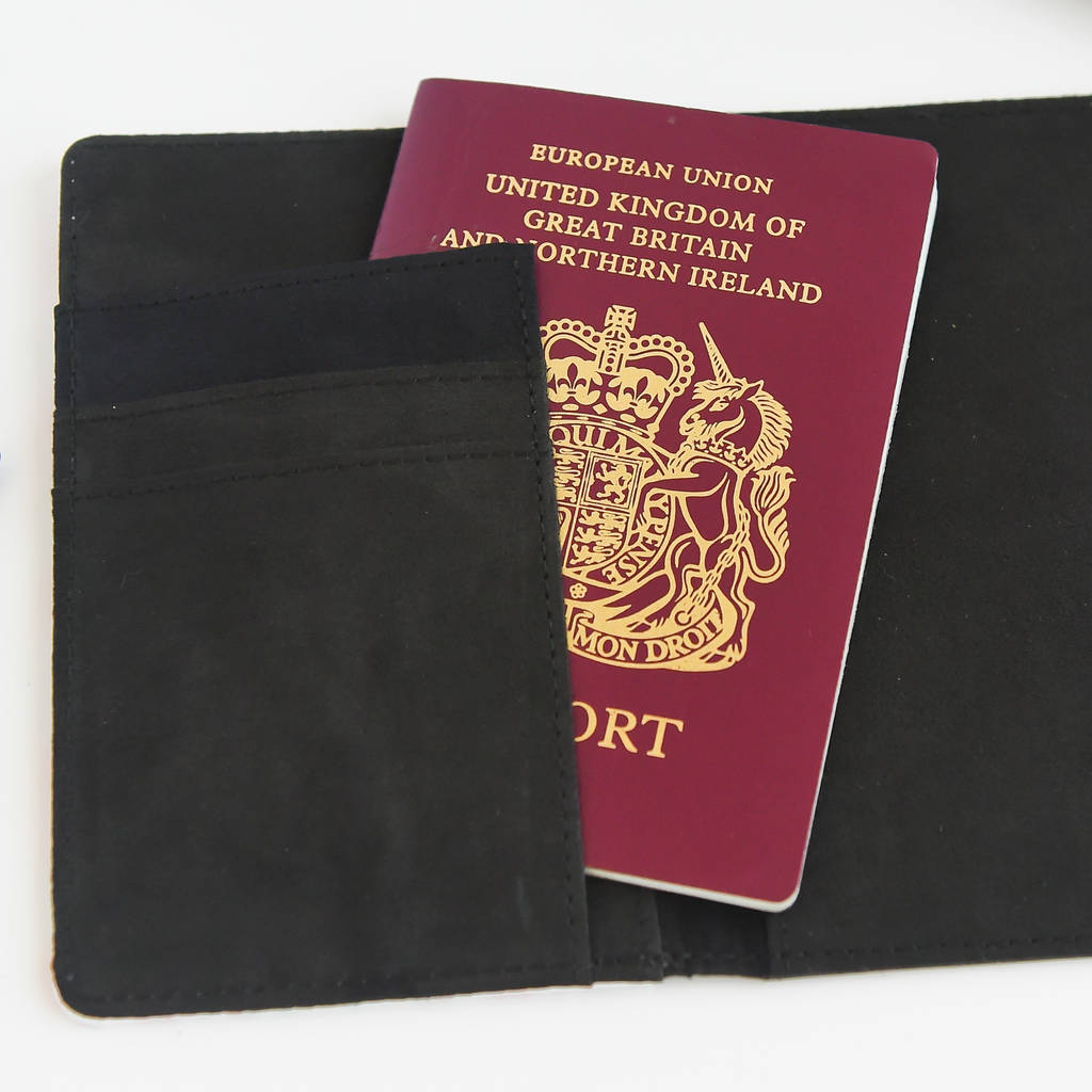 Snakeskin passport holder