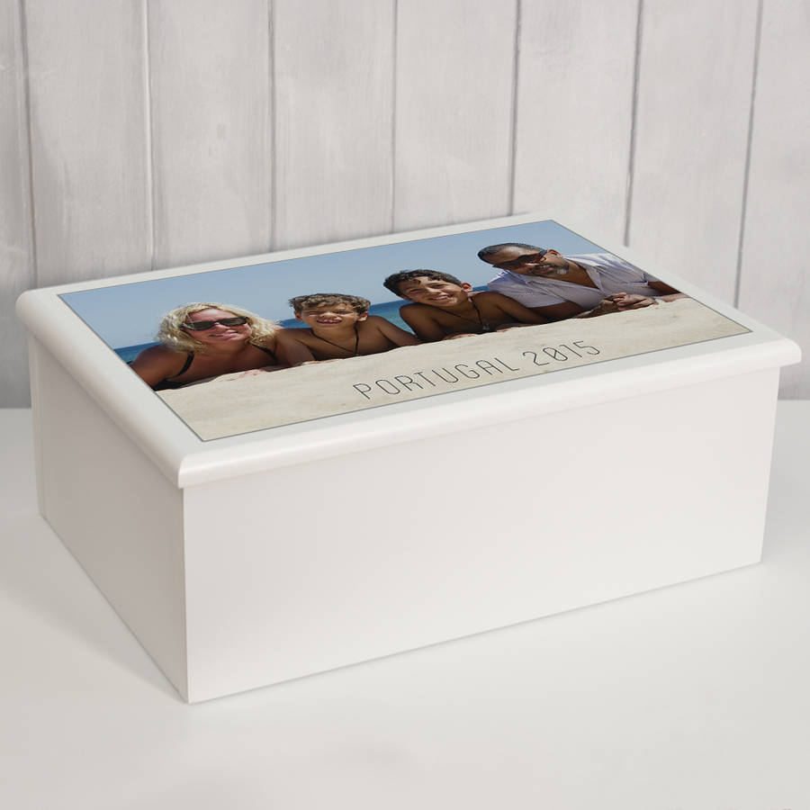 Personalised Photo Keepsake And Memory Box By Keepsakes4u by Picture