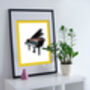 Piano Sketch Style Print, thumbnail 3 of 4