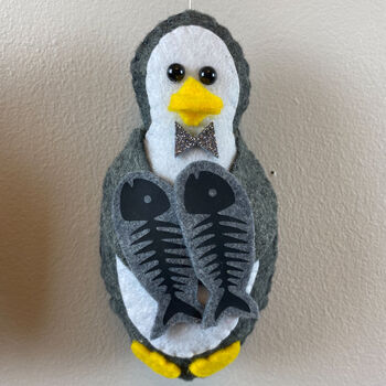 Christmas Penguin Wall Hanging, 4 of 6
