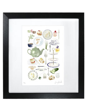 Afternoon Tea Print | British Food Art, 2 of 3