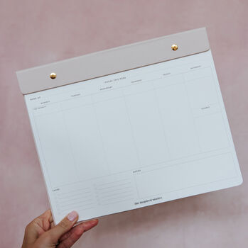 Refillable Weekly Notepad Vertical, 4 of 6