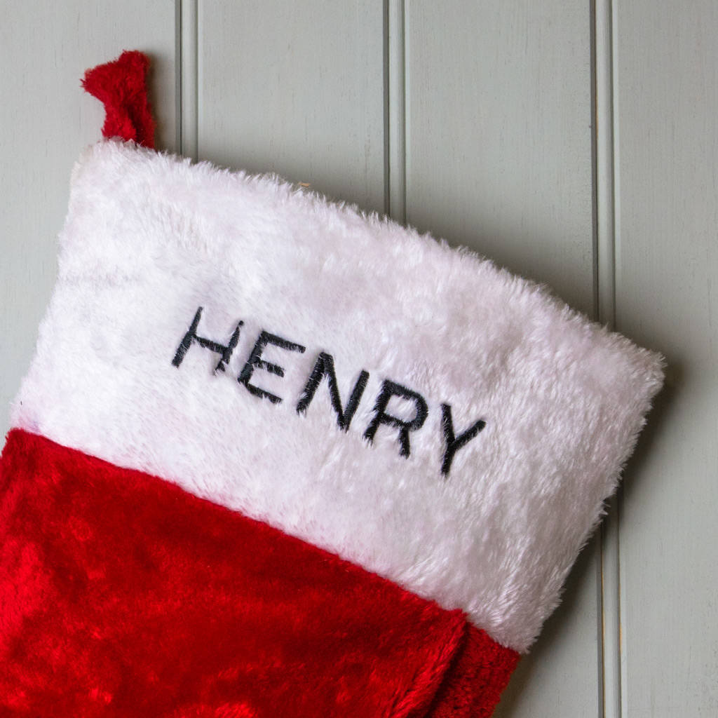 Personalised Christmas Stocking By Able Labels | notonthehighstreet.com