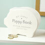 Personalised Baby's First Piggy Bank Money Box, thumbnail 6 of 6