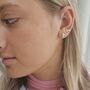 18ct Gold Roller Skate Stud Earrings, thumbnail 3 of 4