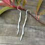 Silver Willow Earrings, thumbnail 1 of 6