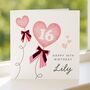 Personalised Daughter 16th Birthday Card, thumbnail 4 of 7