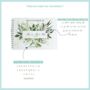 Personalised Greenery Botanic Wedding Guest Book, thumbnail 3 of 7