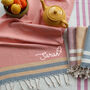 Personalised Tea Towel, Kitchen Towel, Cotton Anniversary Gift, thumbnail 5 of 9