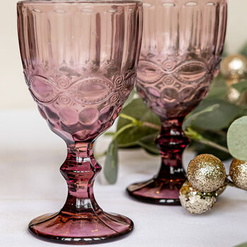 Set Of Four Sapphire And Amethyst Goblets, 5 of 6
