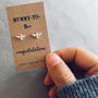 Mummy To Bee Earrings – Sterling Silver Pregnancy Gift, thumbnail 1 of 3