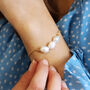 Organic Pearl Personalised Bracelet, thumbnail 1 of 9