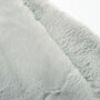 Luxury Grey Faux Fur Pom Pom Scarf, thumbnail 3 of 4