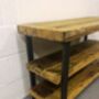 Industrial Reclaimed Tv Stand Coffee Table 132, thumbnail 2 of 4