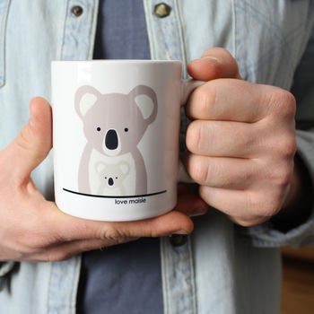 Koala Daddy /Mummy And Me Personalised Mug, 2 of 3