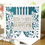 Personalised Floral Birthday Cake Card, thumbnail 3 of 8
