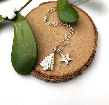 Sterling Silver Christmas Tree Necklace, 10 of 12