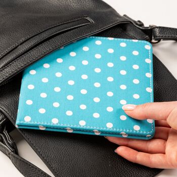 Blue Badge Permit Wallet In Spotty Aquamarine, 3 of 7