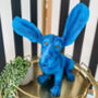 Surprised Basset Dog Figure Blue, thumbnail 1 of 3