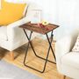 Side Table Folding Tray Table Coffee Snack Table, thumbnail 1 of 9